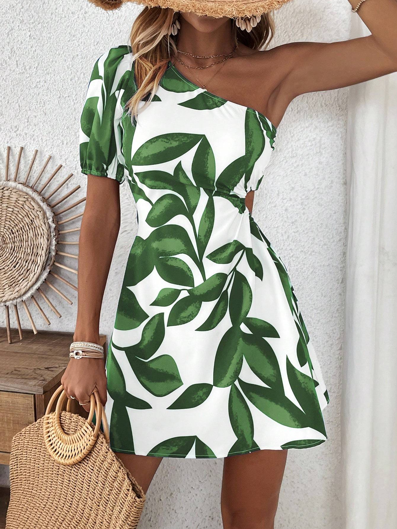 Sophia Puff Sleeve Vacation Dress