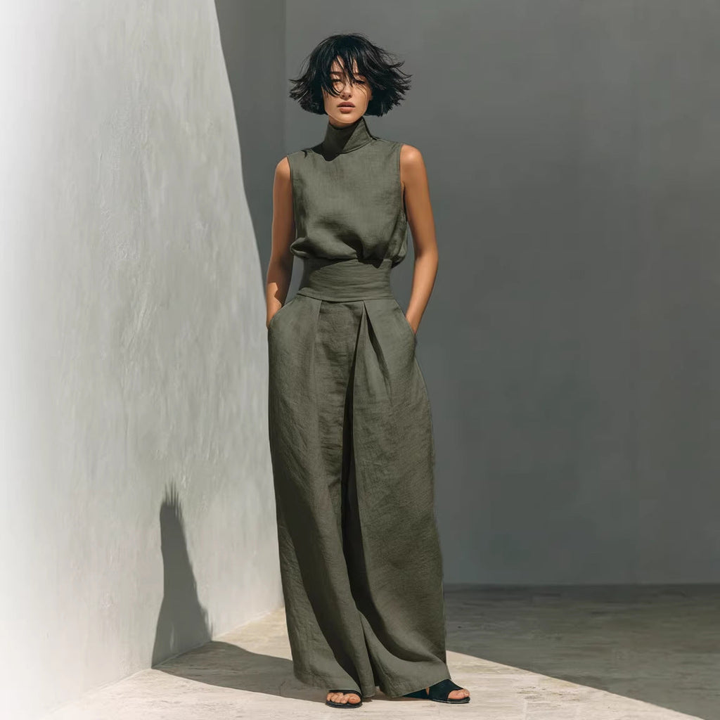 Let it Flow Women’s Linen Two-Piece Set