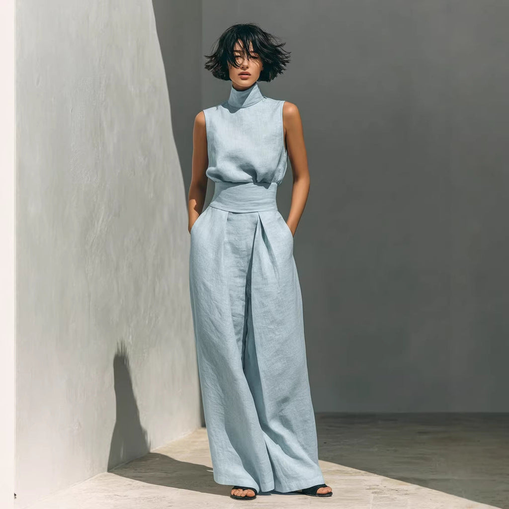 Let it Flow Women’s Linen Two-Piece Set