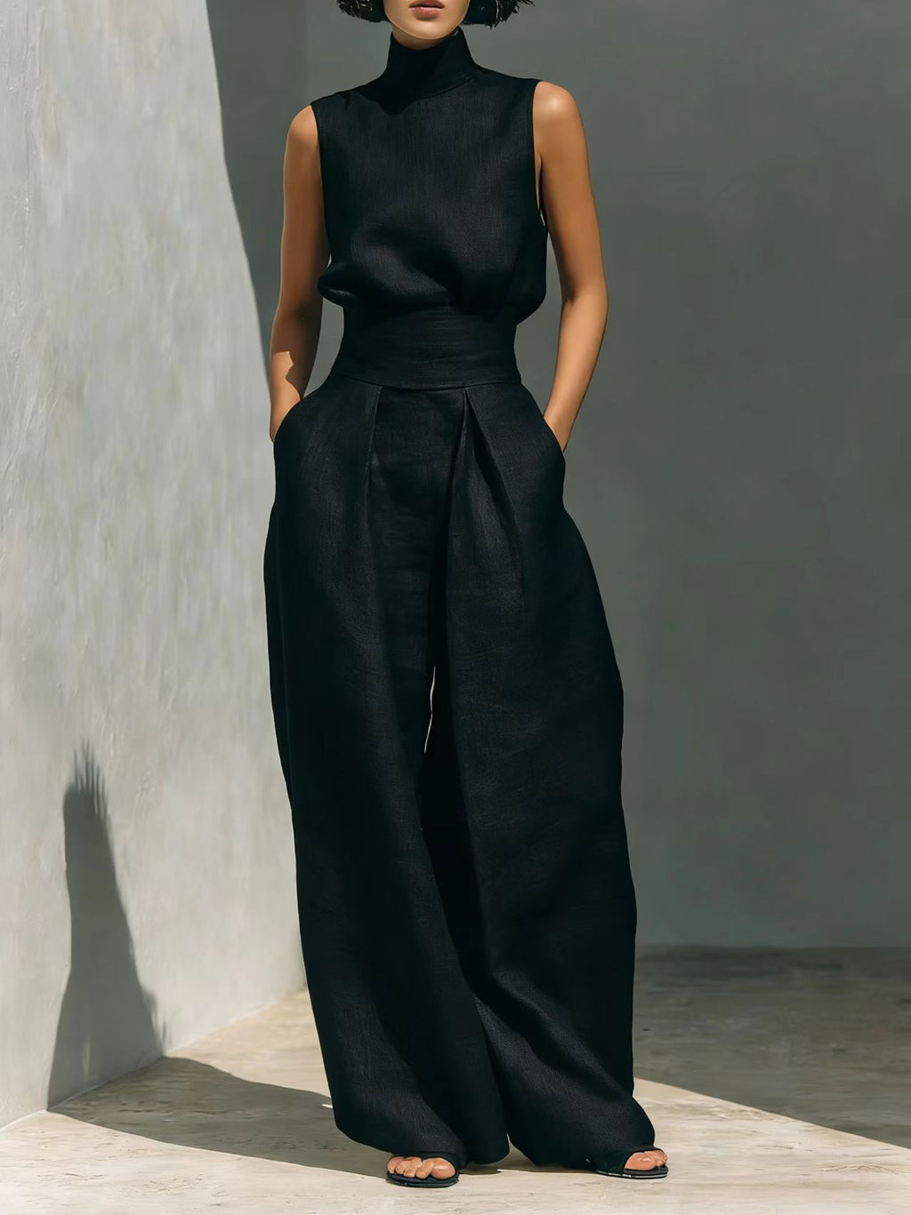 Let it Flow Women’s Linen Two-Piece Set