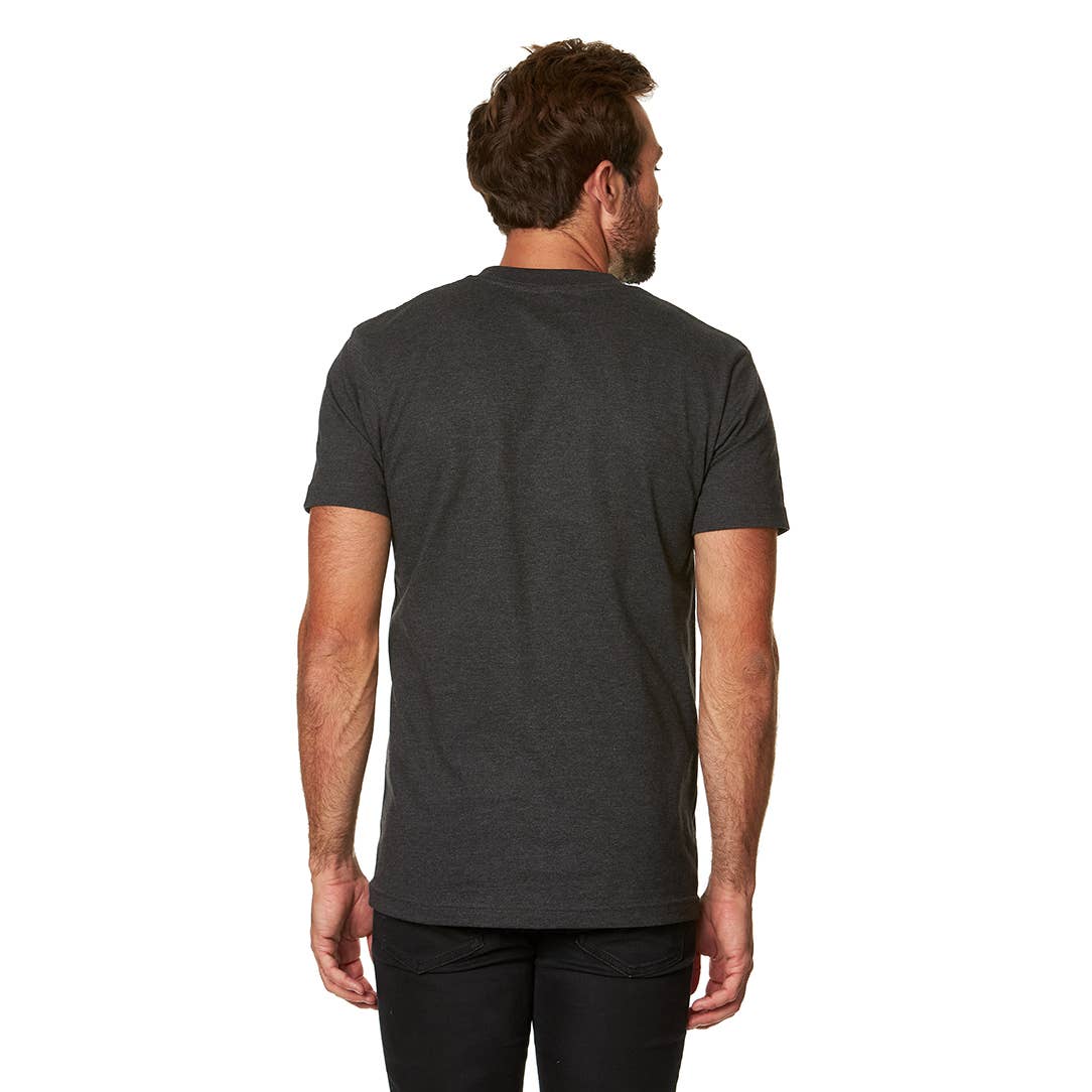 M1200 - Men's Heavy Tee: Black / S