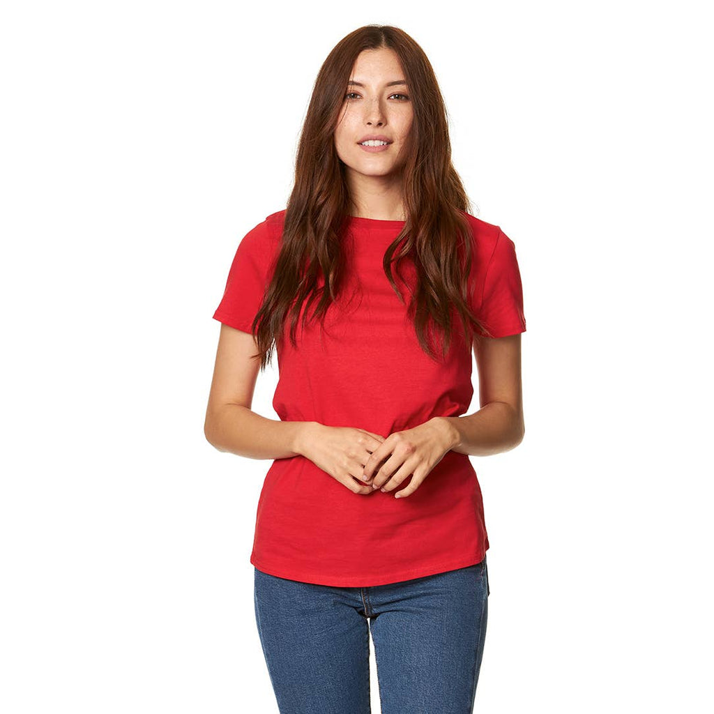 4001 - Women's Essential Tee: White / Small