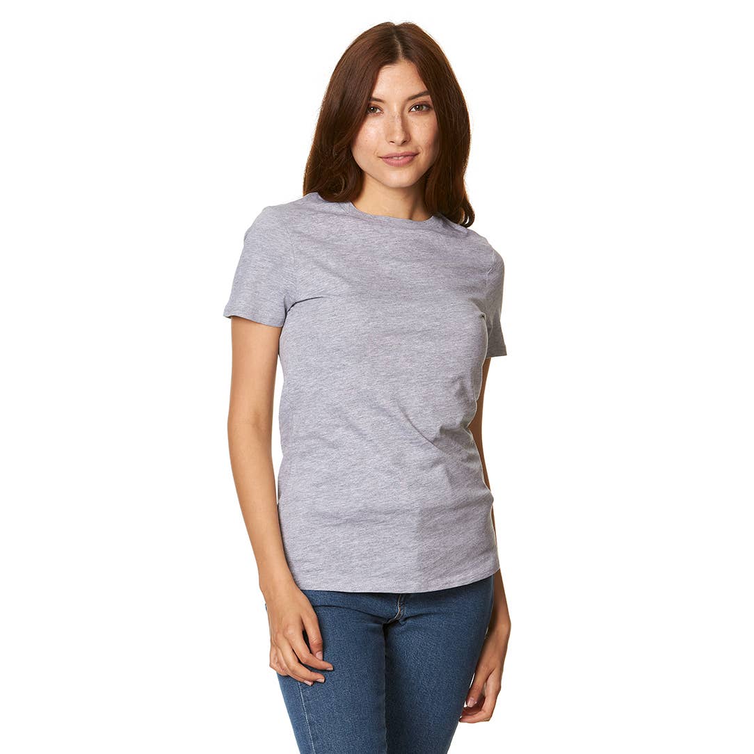 4001 - Women's Essential Tee: White / Large