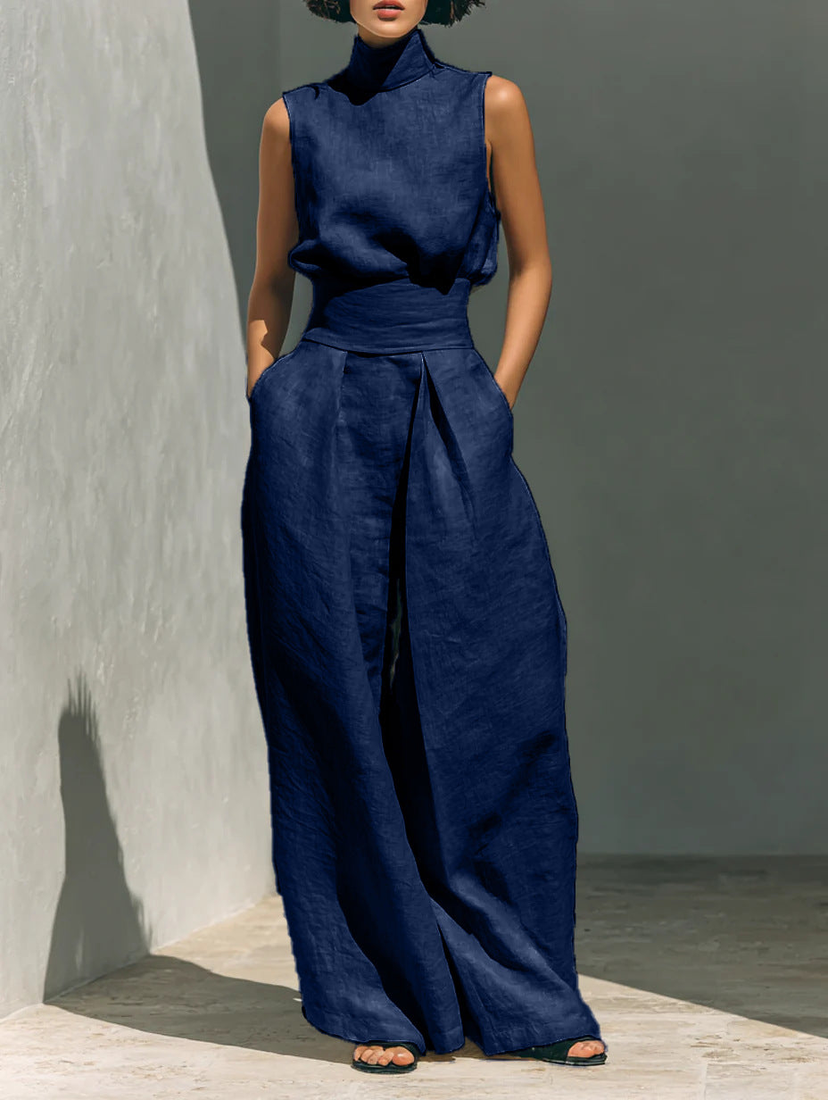 Let it Flow Women’s Linen Two-Piece Set