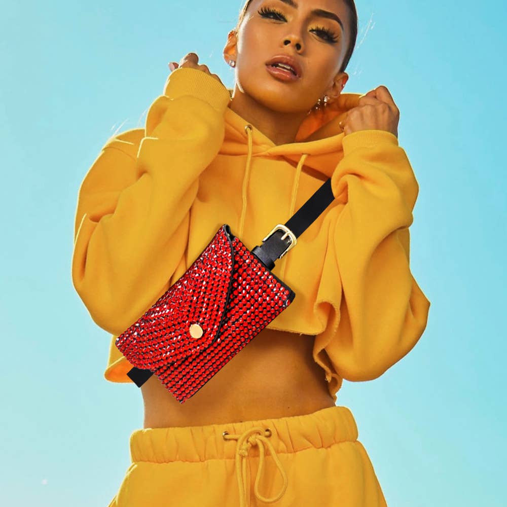 Red Bling Crossbody