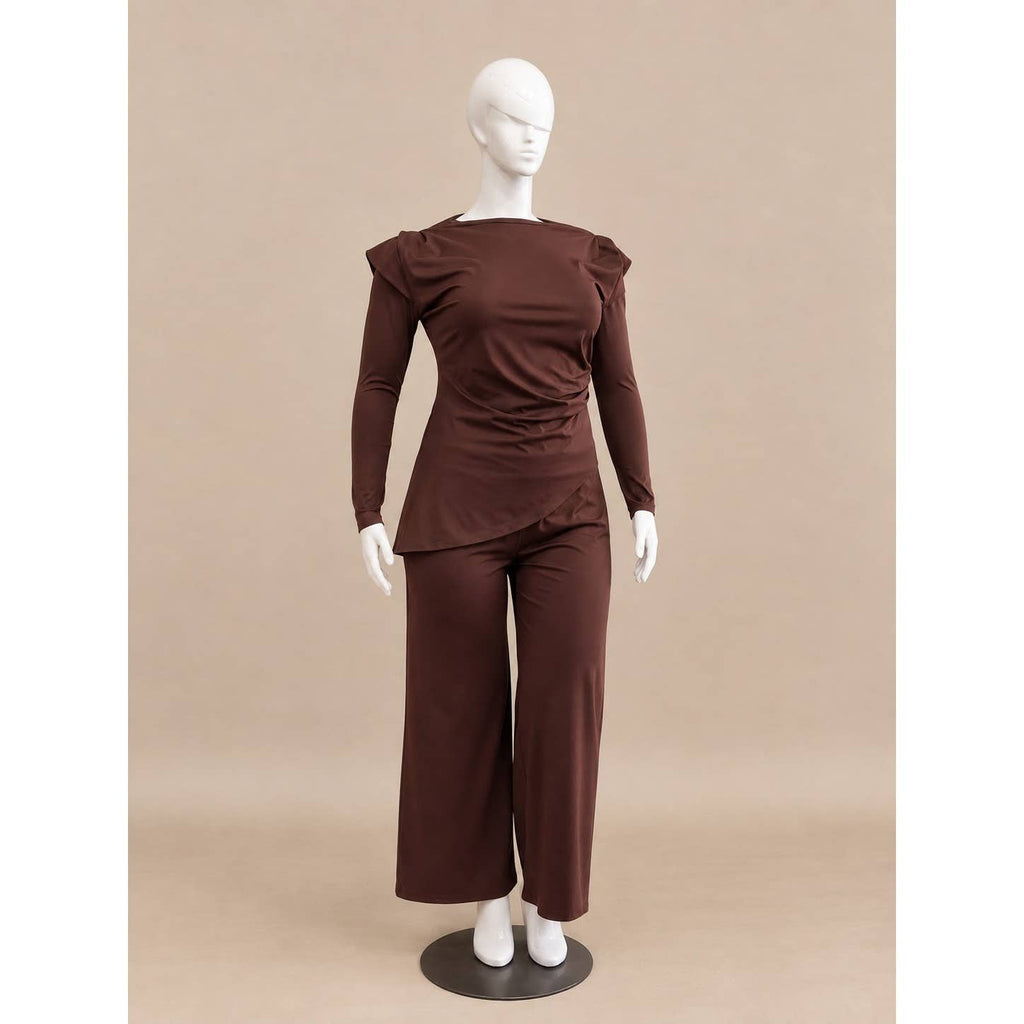 PLUS SCULPTED MOTION PANTS SET: BLACK / 1X-2X-3X(1-1-1)