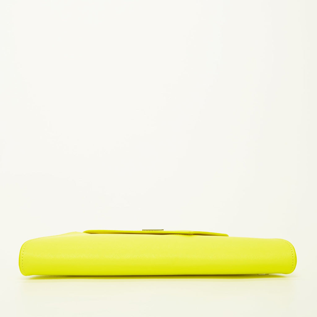Sunflower Yellow Purse Leather Clutch Bag