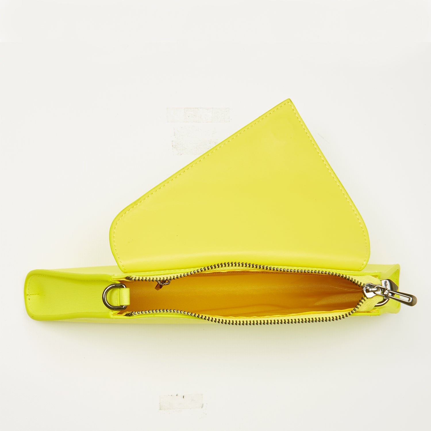 Sunflower Yellow Purse Leather Clutch Bag