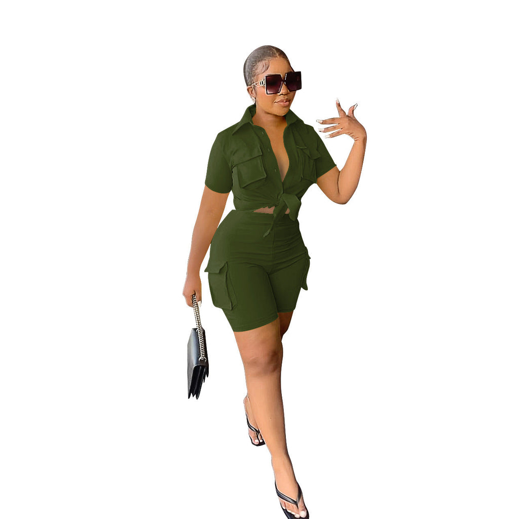 ZENA COOL TWO-PIECE SHORT SET