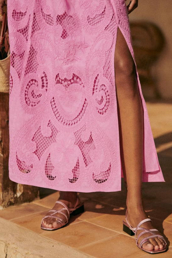 Think Pink Sleeveless Skirt Set