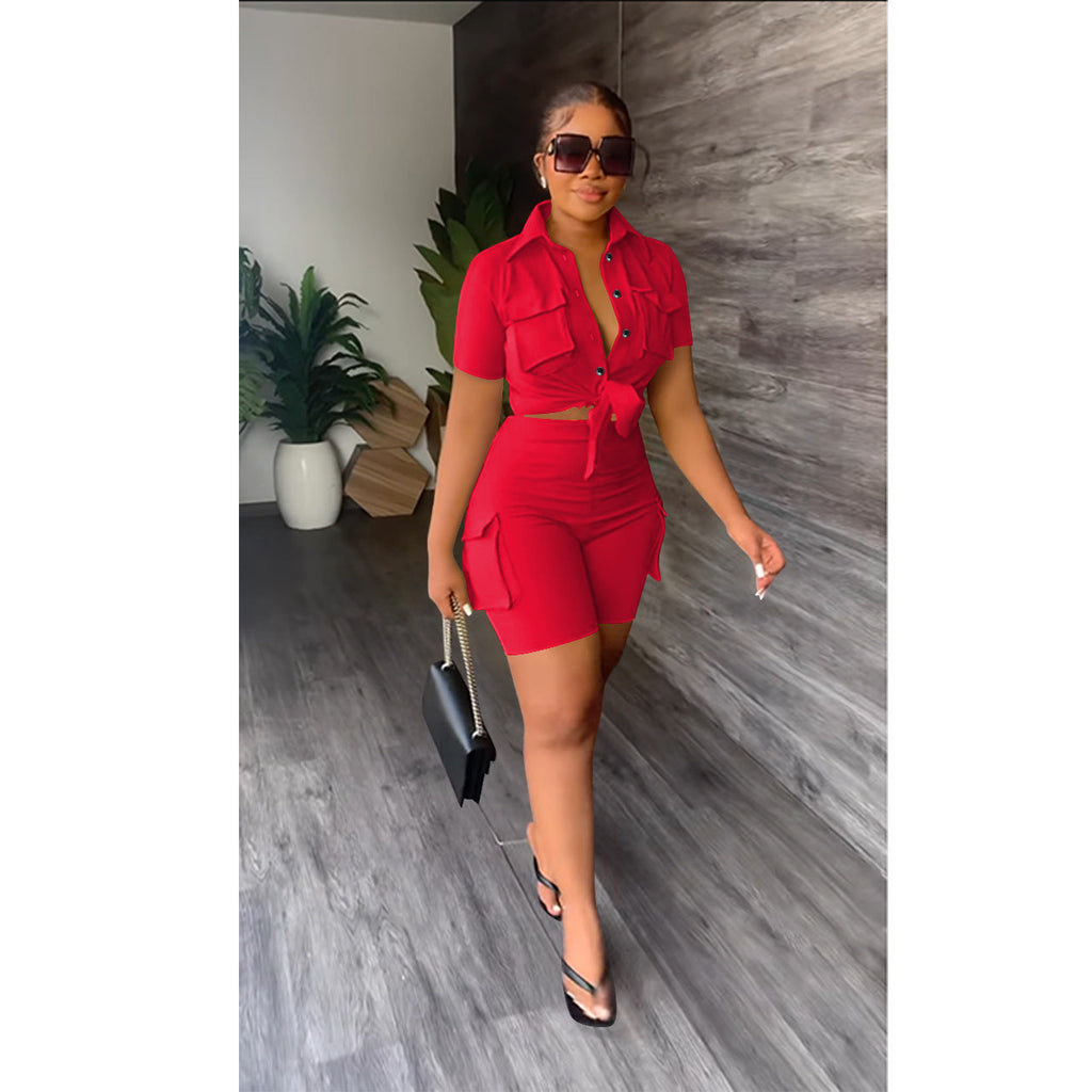 ZENA COOL TWO-PIECE SHORT SET