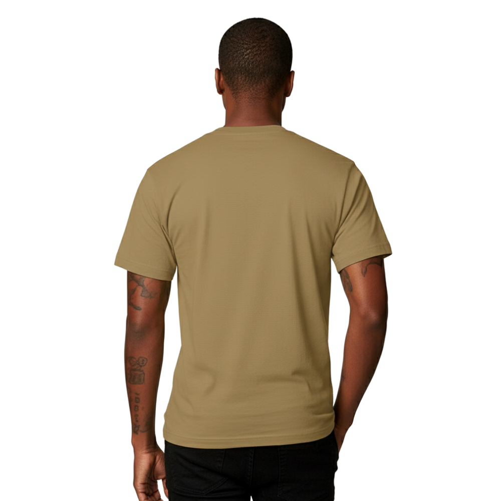 M1200 - Men's Heavy Tee: Black / M