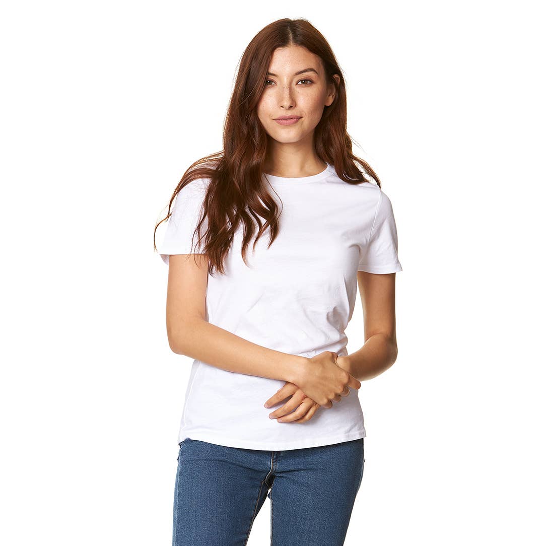 4001 - Women's Essential Tee: Navy / Medium