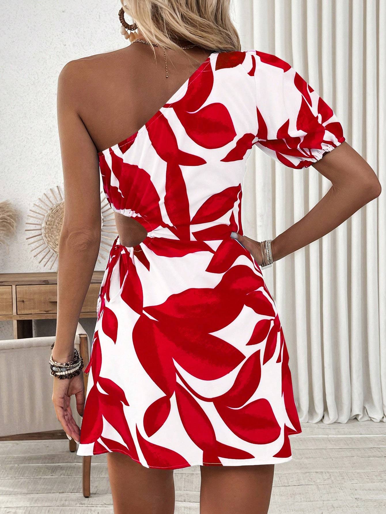 Sophia Puff Sleeve Vacation Dress