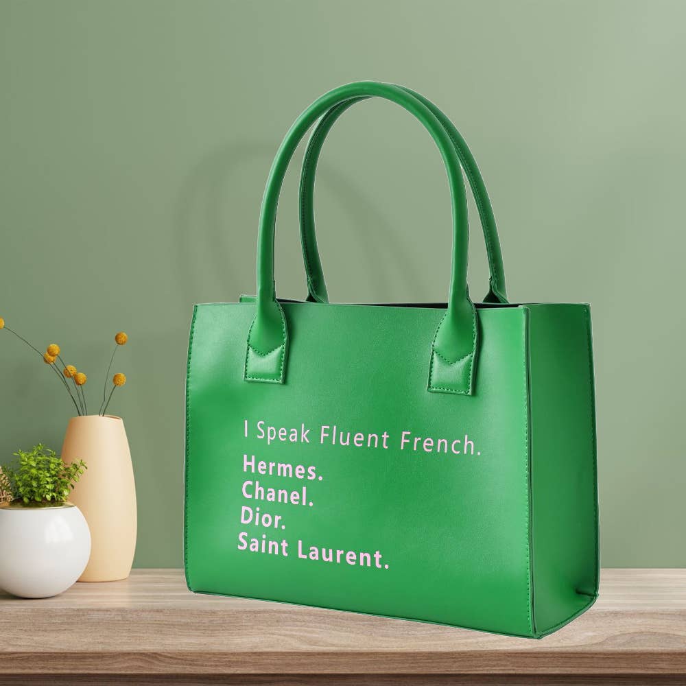 Green French Messenger Bag