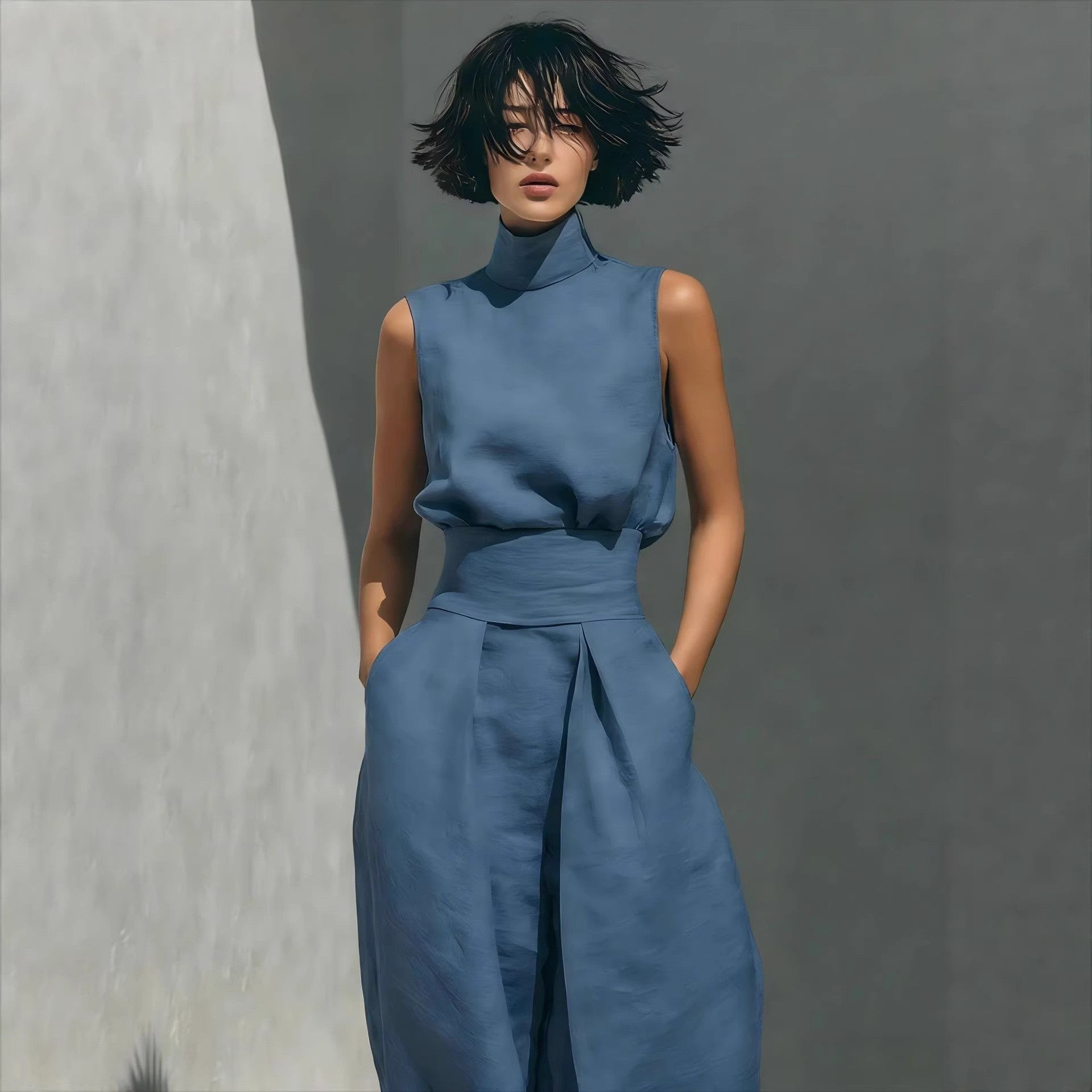 Let it Flow Women’s Linen Two-Piece Set