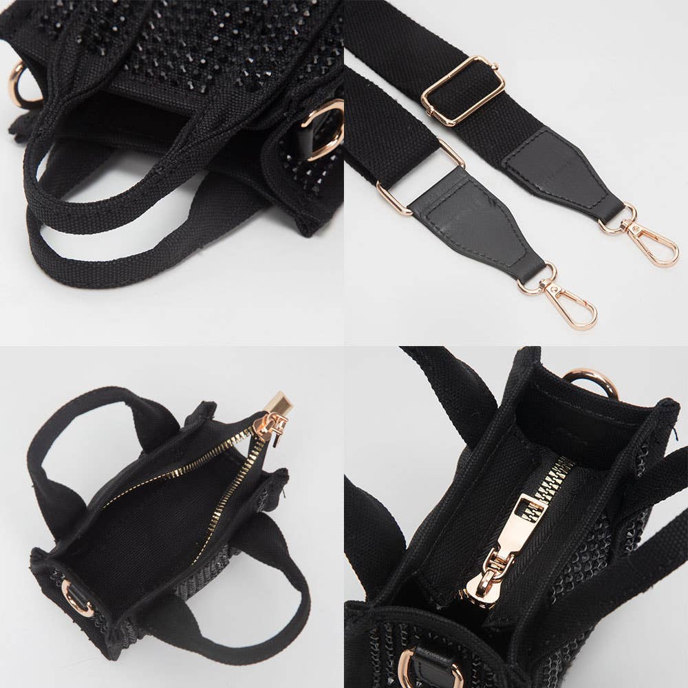 Black Studded Mini Bag