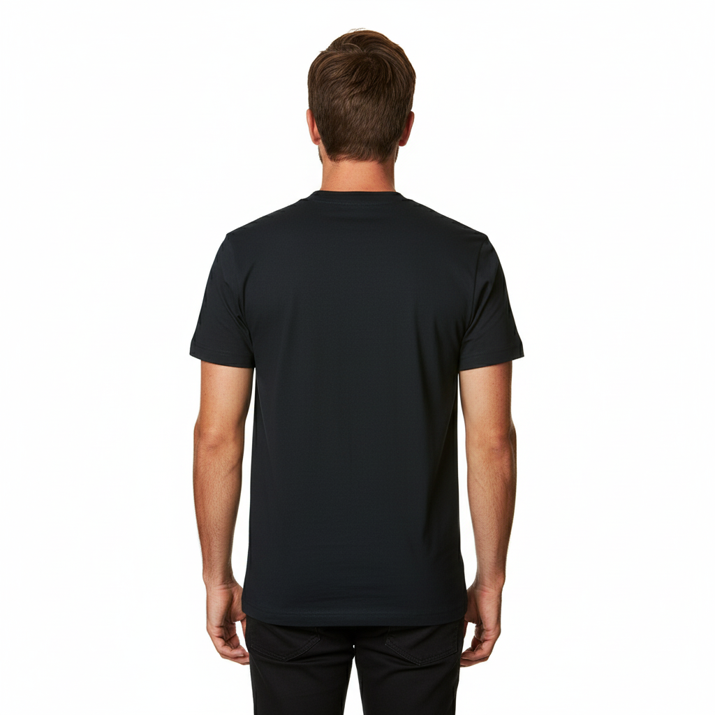 M1200 - Men's Heavy Tee: Black / M