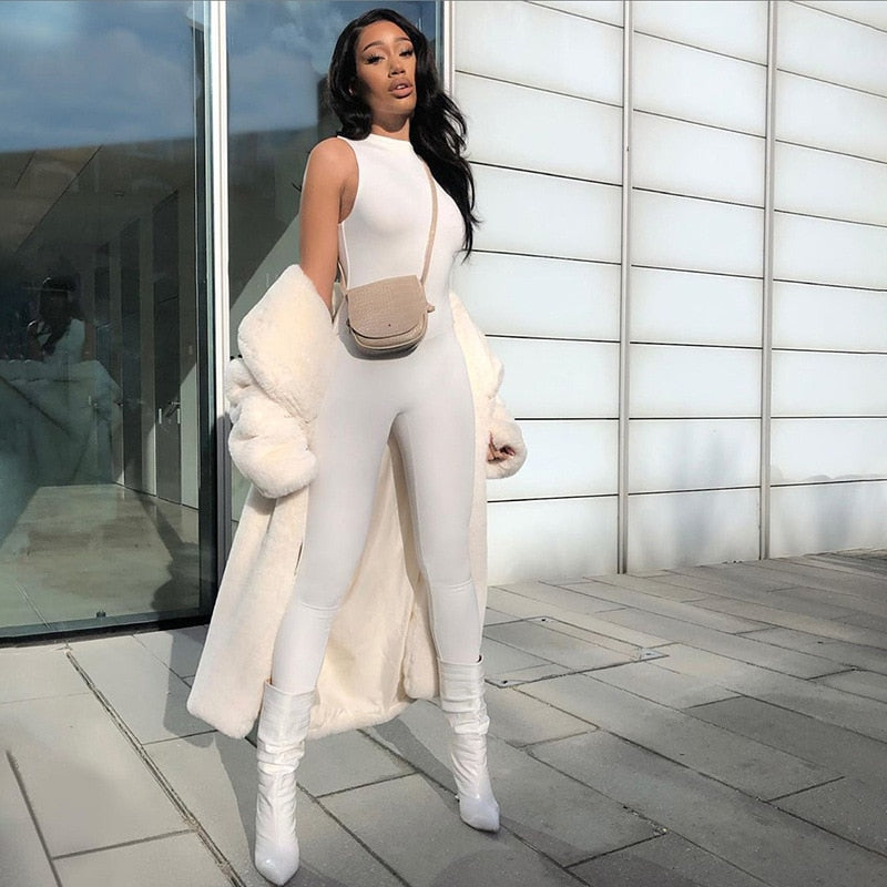 Women Sleeveless Gym Clothing Yoga Set Slim High Waist Sports Jumpsuit Sports Workout Active Wear Skinny Rompers